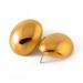 Gold-Plated Copper High-End Glossy 3D Minimalist Large Earrings For Women Light Luxury Exaggerated Niche Design Sense_ipsvogv.com