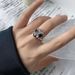 Awakening Lion Zircon Open Ring, Men's Women's Court Style, Light Luxury, Niche Design, Simple And Versatile, High End_ipsvogv.com