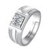 popular with fashionable and novel square diamond men's rings. men's rings are inlaid with stars._ipsvogv.com