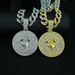 Fashion New Product Libra Scorpio Circular Constellation Pendant Symbolizes Power, Independence, And Wisdom Hip-hop_ipsvogv.com