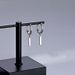 Small Silver Bar Earrings For Women, Simple And Cool Style Earrings, Niche Fashion Personality, Versatile Design,_ipsvogv.com