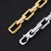 Donkey Stainless Steel Diamond Bamboo Chain Gold Hip Hop Titanium Steel Zircon Bracelet Men's Jewelry_ipsvogv.com