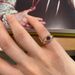 The Same Blue Zircon Is A Female Niche, Unique, Personalized, And High-end Ring_ipsvogv.com