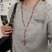 Retro Punk Gothic Beaded Cross Necklace Female Dark Rock Choker Hot Girl Sweater Chain Clavicle Chain Trendy_ipsvogv.com