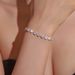 Fashion Full Diamond Bracelet High End Light Luxury Geometric Small Square Folding Buckle Bracelet_ipsvogv.com