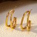 Women’s Jewelry Set Fashion Ins Style Gold Stainless Steel Ladies Earrings Fashionable Niche Exaggerated Non Fading Earrings Jewelry_ipsvogv.com