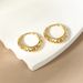 Earrings Sterling Silver Foldableing Earrings Niche Normcore Versatile Retro Elegant Jewelry K-Style for Women with High-End Feel_ipsvogv.com