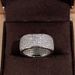 hot selling five row diamond ring, popular fashion jewelry for men and women_ipsvogv.com
