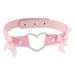 10379 Sweet Wind Geometric Love Collar Leather Bow Bell Halloween Joker Necklace_ipsvogv.com