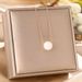 Japanese Korean Versatile Necklace, Women's Single Pearl Pendant, Titanium Steel Lock Chain, Simple And Niche Design_ipsvogv.com
