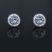 New Round Zircon Earrings Diamond Men's_ipsvogv.com