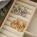 Australian niche personalized copper plated true gold geometric for female INS internet celebrity style versatile_ipsvogv.com
