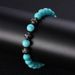 Men's Jewelry Stainless Steel Cross Flower With Turquoise Bracelet Jewelry Men's Niche Women's Jewelry_ipsvogv.com