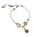 Unisex high grade zircon small waist love bracelet fashionable commuting adjustable bracelet exquisite new hand jewelry for women_ipsvogv.com