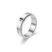 Titanium Steel For Stress Relief, Anti Anxiety, Fashionable Rotating Couple Diamond Ring_ipsvogv.com