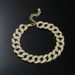 Hip Hop Full Cuban Chain Hiphop Men's Fashion Diamond Foot Punk Jewelry_ipsvogv.com