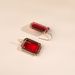 Women’s Jewelry Set Fashion Exaggerated Jewelry Fashion Simple Colorful Rhinestone Earrings Square With Diamond Popular Ear Hook Earrings For Women_ipsvogv.com