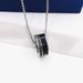 Carbon Pattern Lucky Beads Necklace For Men And Women Element Crystal Clavicle Necklace_ipsvogv.com