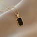 New Fashionable Black Titanium Steel Necklace Women, No Fading, Niche Design, High-end Collarbone Chain For Women_ipsvogv.com