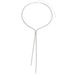 Diamond Tassel Clavicle Chain - Luxury Layered Necklace With Sparkling Stones_ipsvogv.com