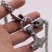 Straight Viking Titanium Necklace BSK Chain Popular Jewelry Stainless Steel Thor Hammer Pendant_ipsvogv.com