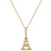 【 】 Love Tower Light Luxury Charm Gorgeous Full Diamond Necklace Women's Versatile Clavicle Titanium Steel Chain_ipsvogv.com