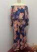Women's Clothing Two piece Summer New Casual Printed Off shoulder Wide leg Pants Set_ipsvogv.com