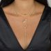 Women's Jewelry Multi Layered Necklace With Loops, Star And Moon Combination Clavicle Chain, Ins Popular Stacked Chain_ipsvogv.com