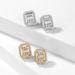 RAKOL Hot Selling Square Gemstone Inlaid Jewelry Fashion Trend Super Flash Necklace Earrings Two-piece Set_ipsvogv.com