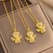 Electroplating Heavy Industry Luxury Style And Light Little Angel Real Gold Pendant DIY Handmade Jewelry Titanium Steel_ipsvogv.com