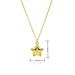 Fashionable And Light Luxury Hollow Five Pointed Star Necklace Niche High End Micro Inlaid Rotatable Snowflake Clavicle Necklace Pendant_ipsvogv.com