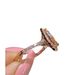 Sanjie 2024 New Accessories Women's Jewelry Birthday Gift Champagne Diamond Ring_ipsvogv.com