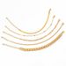 Fashionable Gold Thick And Fine Chain Bracelet Set With 5 New Handicrafts_ipsvogv.com