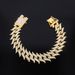 Men’s Jewelry Set Fashion- HIPHOP Jewelry New Full Diamond Pepper Chain Rap Men's Trendy Cool Hip Hop Style Cuban Necklace_ipsvogv.com