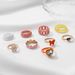 Hot Selling Drop Ring, Fashionable Love, Mixed Color Oil Drop, Tai Chi, Gossip, Temperament, Opening Butterfly Ring_ipsvogv.com