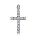 Zircon Cross Pendant Necklace Trendy Personality Men And Women Hip Hop Jewelry_ipsvogv.com