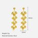 Unisex Fashion Long Water Drop Stainless Steel Earrings Personality Retro National Trend Titanium Steel Pendant Earrings Female_ipsvogv.com