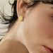 Personality simple niche design texture nail sand silver earrings female French retro high end earrings_ipsvogv.com