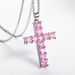 Popular Cross Pendant Necklace Full of Diamond Square Zircon Hip Hop trendy Neckchain Jewelry_ipsvogv.com