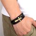 New Fashion Multi layer Leather Rope Handwoven Titanium for Men's Stainless Steel Bracelet_ipsvogv.com
