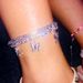 creative rhinestone small butterfly pendant Anklet women's popular butterfly element new sparkling foot ornaments Anklet_ipsvogv.com