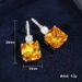 Cao Shi' New Luxury Ice Flower Yellow Diamond Earring Are Fahionable And Veratile, With Micro Inlaid Zircon Ear_ipsvogv.com
