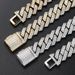 Men's Jewelry High Quality Stainless Steel 14MM Wide Diamond Shaped Cuban Chain Chain_ipsvogv.com