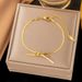 Titanium Choker Neck Snake Bone Small Fresh Titanium Steel Bow Blade Chain Versatile Temperament_ipsvogv.com