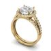 Sanjie Jewelry New Gold Plated Classic Pair Fashion Engagement Ring_ipsvogv.com