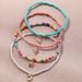 jewelry cute Joker star moon pendant temperament color beads anklet_ipsvogv.com