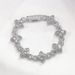 Men's Jewelry Four Leaf Clover Zircon Eight Character Cuban Bracelet Hip Hop Men's Bracelet High End All Match Trendy Hand Jewelry_ipsvogv.com