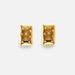 Real Gold Electroplated Titanium Steel Polished Square Zircon Fashionable Dancer Gold And Silver Earrings_ipsvogv.com