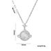 Light luxury micro-inlaid real gold Opal planet necklace women's new clavicle chain light luxury niche design sense_ipsvogv.com