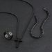 Cross Set Titanium Steel Jewelry Vacuum Plating_ipsvogv.com